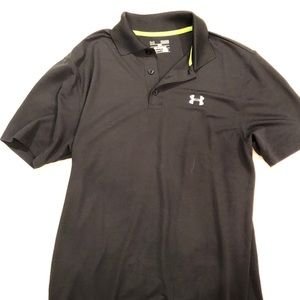 Men’s under armor polo black